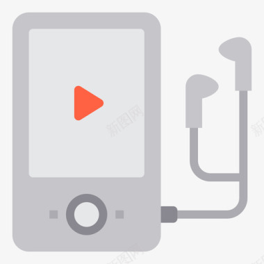火焰小图标音乐播放器小工具11扁平图标图标