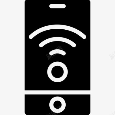 手机产品UIWifiuimobile1固态图标图标