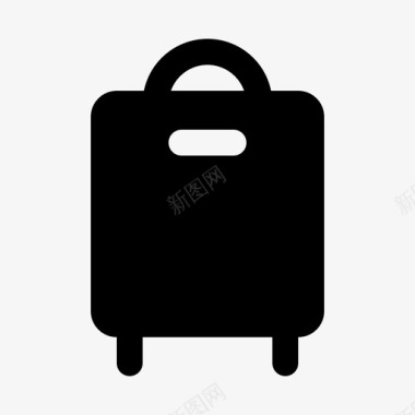 行李箱子行李模型标志图标图标