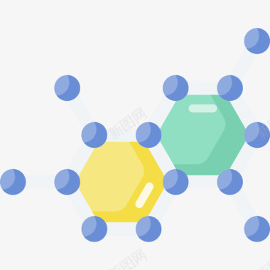 生物分子科学分子科学119扁平图标图标