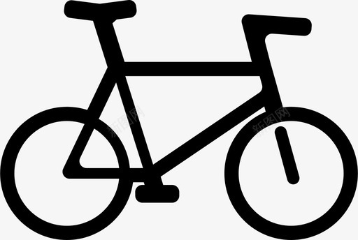 自行车健身房休闲图标图标