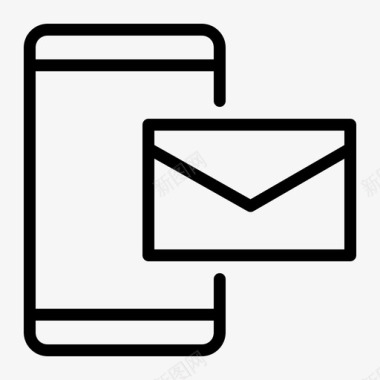 火焰小图标智能手机消息电子邮件小工具图标图标