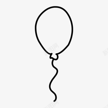 气球涂鸦孩子图标图标