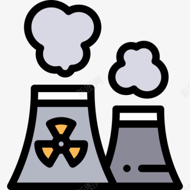 线性污染核动力图标图标