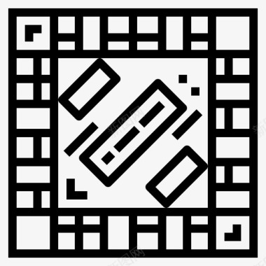 棋盘垄断棋盘娱乐图标图标