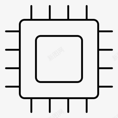 计算机工具芯片计算机设备图标图标