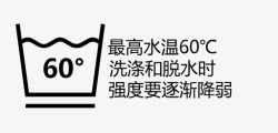 最高水温最高水温60℃洗涤和脱水强度要逐渐降弱高清图片