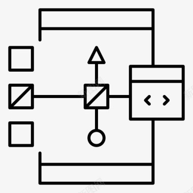 编程语言编码应用程序编码开发图标图标