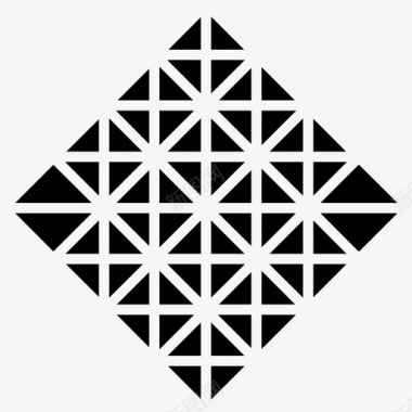 钻石六十抽象艺术几何图标图标