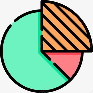 上月饼饼图数学6线颜色图标图标