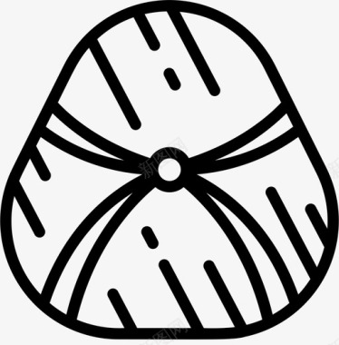 粽子粽子东方食品3直系图标图标