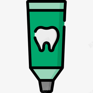 卫生保健和医疗医疗保健牙医47线性颜色图标图标