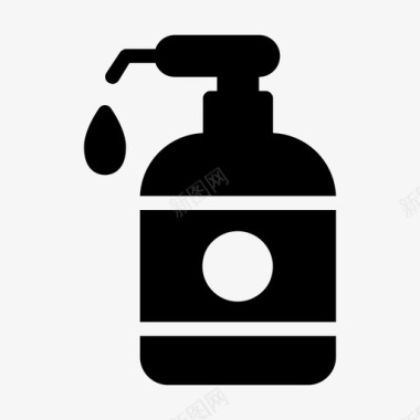 洗发水清洁卫生图标图标