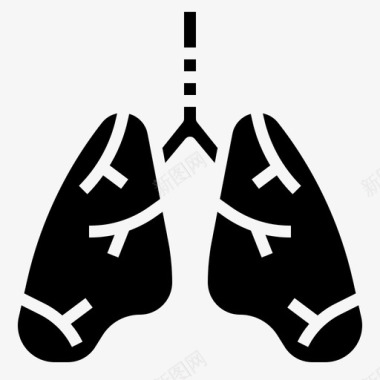 人体肾脏肺解剖学医疗保健图标图标