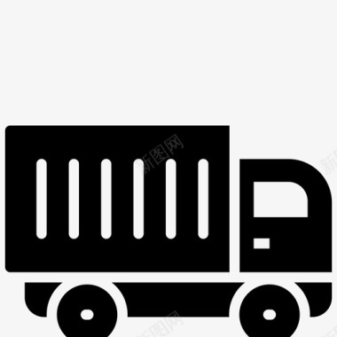 汽车运输卡车车辆卡车货车图标图标