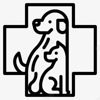 医疗保健兽医护理医疗保健医疗图标图标