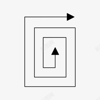 卡通循环箭头箭头方向循环图标图标