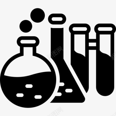 制药实验室化学配方图标图标