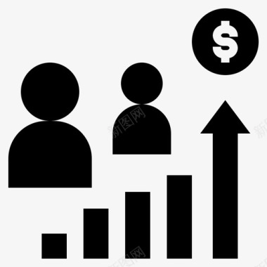 贵金属投资商业分析投资图标图标