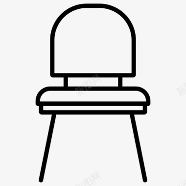 椅子小椅子家具图标图标