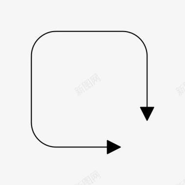 加载负荷箭头方向循环图标图标