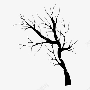 树树枝枯枝图标图标