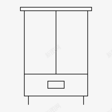 优质橱柜橱柜壁橱家具图标图标