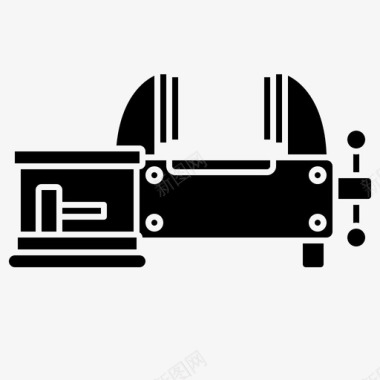 工厂工具矢量夹具工作台工厂图标图标