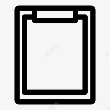 空白纸张免抠素材空白文件笔记图标图标