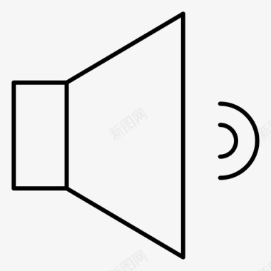 动感音量图标声音扬声器音量图标图标