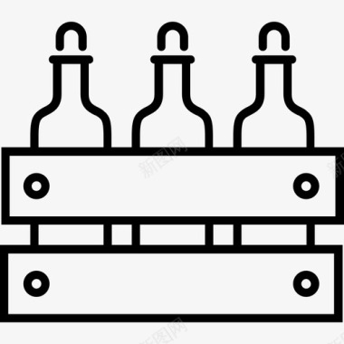 试验瓶子图片葡萄酒箱酒精瓶子图标图标
