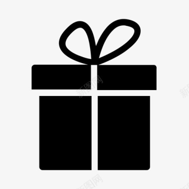 礼品礼盒礼包图标图标