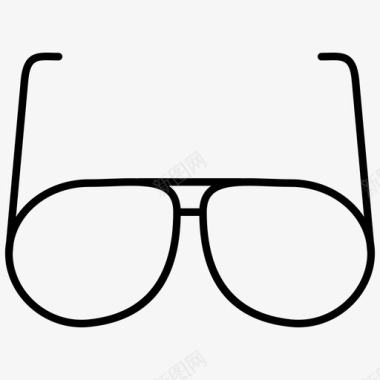 太阳镜眼镜夏季2件装线图标图标