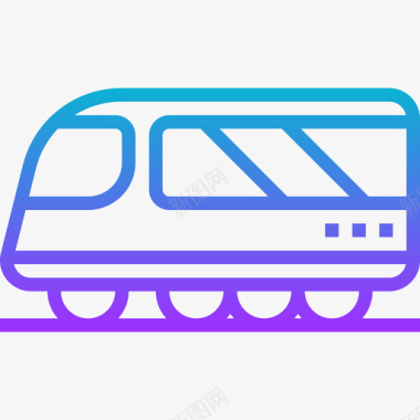 华沙地铁标志地铁运输车辆4坡度图标图标