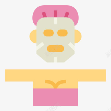 面部护理环球小姐2扁平图标图标