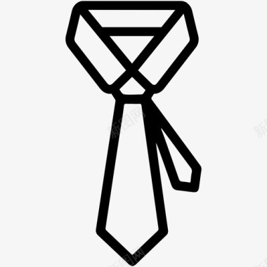 领带商务男士图标图标