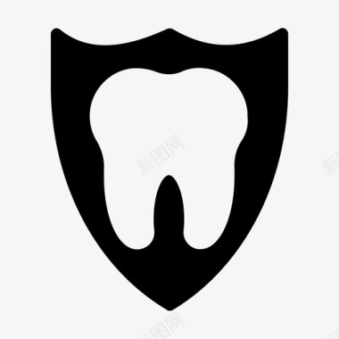 防护安全牙齿牙齿防护图标图标