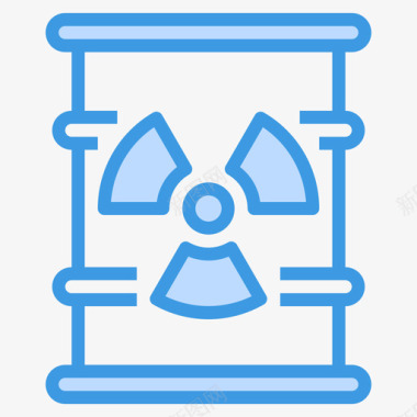 放射光线背景放射性化学36蓝色图标图标
