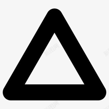 三角形等边三角形几何体图标图标
