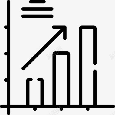 黑色信息图表利润信息图表元素17线性图标图标