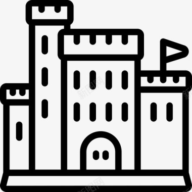 城堡英国直系图标图标