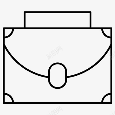 家居服套装公文包包手提箱图标图标
