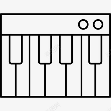 钢琴海报设计钢琴乐器媒体图标图标
