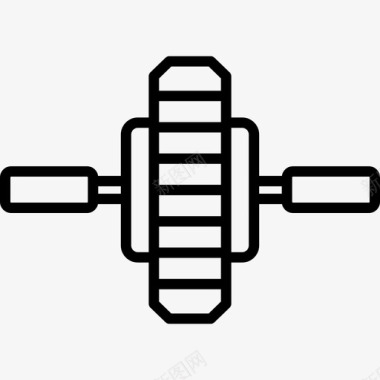 大轮子轮子健身105直线型图标图标