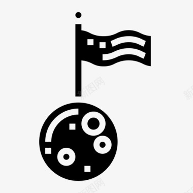 行星免抠旗帜地球行星图标图标