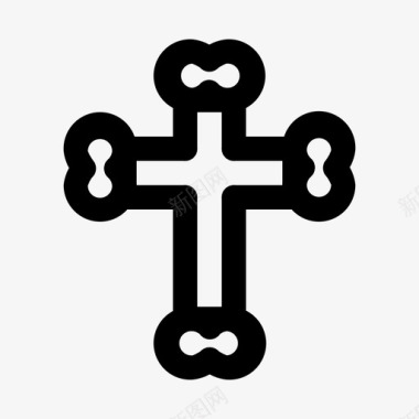 十字架十字架天使天堂图标图标