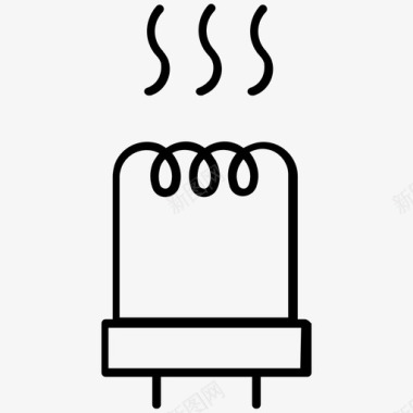 加热器电热器家用图标图标