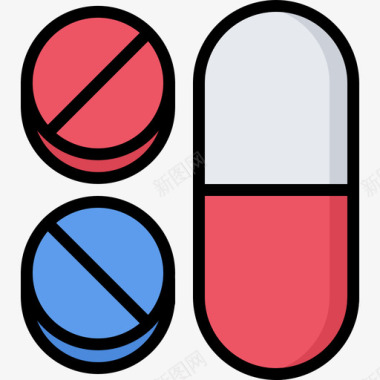 药炉药丸药43颜色图标图标