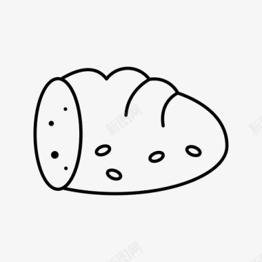 面包切片吐司图标图标