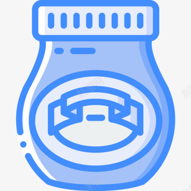 英国设计海报Marmite英国3蓝色图标图标